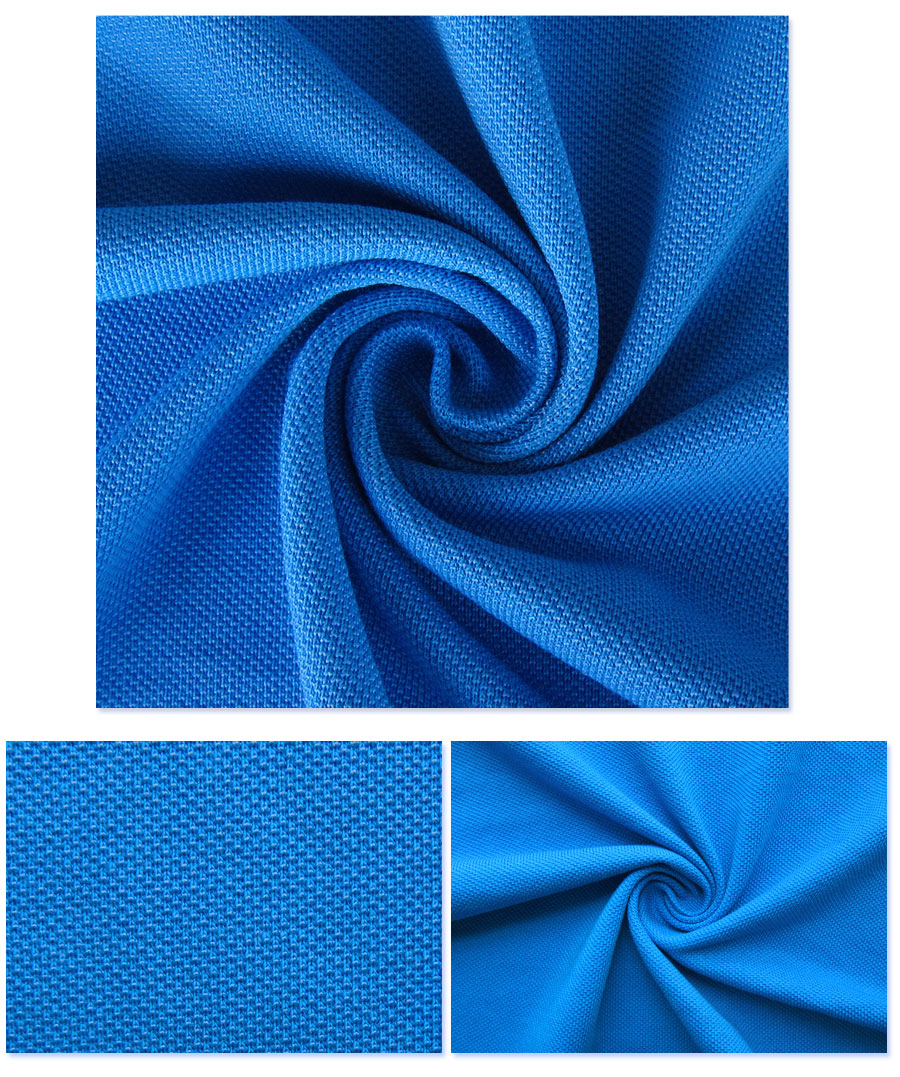 180G Mercerized 85٪ بوليستر 15٪ قطن TC Spandex Pique Fabric